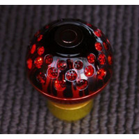 Flame Design Universal Gear Shift Knob Flashing LED lights Flames Aluminium