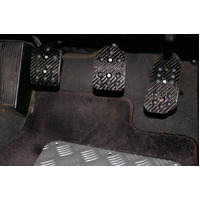 Carbon Fiber Manual Pedal Pads New 3mm Aluminium and Rubber Legal Carbon Fibre