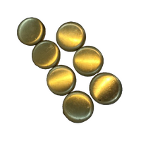 Brass Welch Freeze Core Plugs set 7 x 1 7/32" 