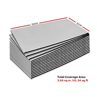 41sq/ft Car Sound Deadener Butyl Heat Proof Insulation Noise Deadening