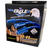 EAGLE 10.5mm Ignition Spark Plug Leads Fits BB Chev Blue