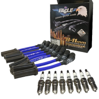 EAGLE 10.5 IGNITION LEADS & IRIDIUM SPARK PLUGS Fits Commodore VT-VZ LS1 5.7L