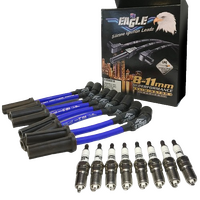 EAGLE 10.5 IGNITION LEADS & IRIDIUM SPARK PLUGS Fits Commodore VT-VZ LS1 5.7L
