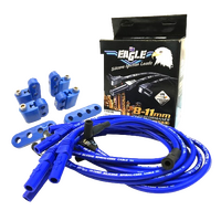 EAGLE 10.5mm Ignition Spark Plug Leads Fits V8 Holden HEI Around Covers + Mounts