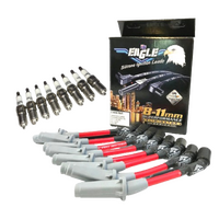 EAGLE 10.5 IGNITION LEADS & PLATINUM SPARK PLUGS Fits Commodore VF LS3 6.2L