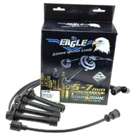 EAGLE 7mm 4cyl Ignition Lead Kit Fit Ford Capri SC SE Non Turbo 1.6L FI 1992-94