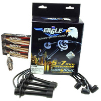 EAGLE 7mm 4cyl Ignition Lead Kit Fits Ford/Mazda w/ Plugs