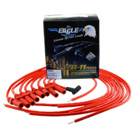 Eagle 9mm Ignition Spark Plug Leads Fits V8 Universal 90¶øDist & Straight SPB HEI Red