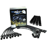 Eagle 9mm Ignition Spark Plug Leads Fits V8 Ford + Black Sleeves 