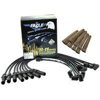Eagle 9mm Ignition Spark Plug Leads Fits V8 Ford + Titanium Sleeves 