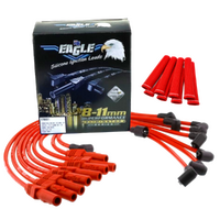 Eagle 9mm Ignition Spark Plug Leads Fits V8 Ford + Red Sleeves 