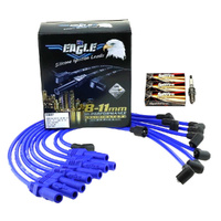 Eagle 9mm Ignition Spark Plug Leads Fit V8 FORD CLEVELAND 302 351 BLUE + PLUG