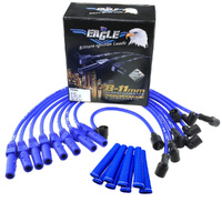 EAGLE 9mm Ignition Spark Plug Leads Fit V8 Chrysler w/ Sleeves Blue