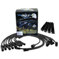 EAGLE 9mm Ignition Spark Plug Leads Fits V8 Holden w/ Sleeves Black