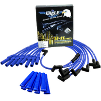 Eagle 9mm Ignition Spark Plug Leads Fits Holden V8 w/ Sleeves Blue