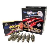 EAGLE 9mm Ignition Spark Plug Leads Fit V8 Ford Fairlane Falcon 289-302 Windsor Over R/C Red