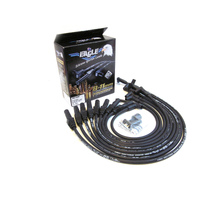 EAGLE BLK 9mm Ignition Spark Plug Leads fits HEI 302-351 Cleveland Over V/Covers
