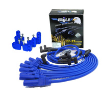 EAGLE 9mm Ignition Spark Plug Leads V8 Ford 90°Dist 180°SPB 302-351 Cleveland Windsor HEI Around R/C + Mounts