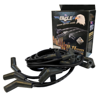 Eagle 9mm Ignition Spark Plug Leads V8 Ford 351 Cleveland 135°SPB HEI Around Covers Black
