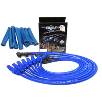 EAGLE 9mm Ignition Spark Plug Leads Fit V8 Ford Blue + Sleeves