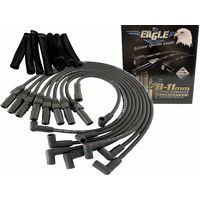 EAGLE 9mm Ignition Spark Plug Leads Fit V8 Ford Black + Sleeves
