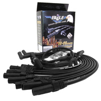 EAGLE 9mm Ignition Spark Plug Leads Fit V8 International Trucks & Scout 4WD w/ Holley Dist Black