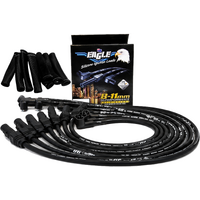 EAGLE 9mm Ignition Spark Plug Leads V8 Ford - Black