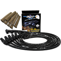 EAGLE 9mm Ignition Spark Plug Leads V8 Ford - Black