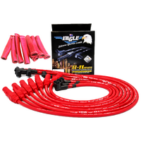 EAGLE 9mm Ignition Spark Plug Leads V8 Ford - Red