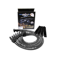 EAGLE 9mm Ignition Spark Plug Leads Fit Holden w/ Sleeves Black