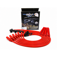 EAGLE 9mm Ignition Spark Plug Leads Fit Holden w/ Sleeves Red