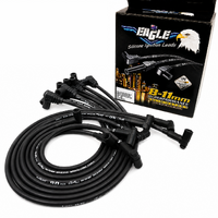 EAGLE 9mm Ignition Spark Plug Leads Fit V8 Chev Black