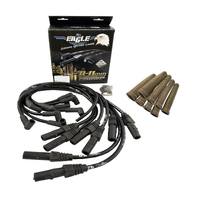 EAGLE 9mm Ignition Spark Plug Leads Fit SB Chev V8 283-400 w/ Titanium Sleeves