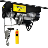 400/800kg 1300W Electric Hoist Winch Garage Overhead Ceiling Rope Lift Crane