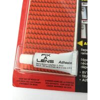 New Universal Amber Yellow Tail Light Indicator Lens Repair Kit Replacement
