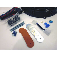 JAYAIR 12 Inch Electric Thermo Fan Kit Push Pull Radiator Universal Fittings Kit