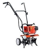Giantz 72CC Garden Cultivator Tiller Petrol Rotary Hoe 16 Tines Rototiller