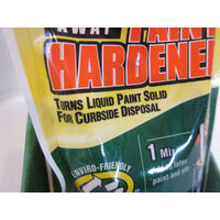 3 x Waste Away Paint Hardener Turns Liquid Acrylic Paint Solid for Disposal