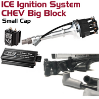 ICE BB CHEV V8 Small Cap Ignition Full Kit-Distributor, Control Box, Coil, Leads