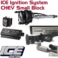 ICE SB CHEV V8 Ignition Kit Inc/Distributor, Hi O/P Control Box,Coil Leads&amp;Loom