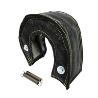 T2 Turbo Blanket Black Heat Shield Cover Beanie Hi Temp T25 T28 GT25 30 32 35 