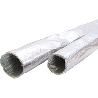 Insulating Hose Wrap Tube Seamless HEAT SLEEVE Reflective Shield 1m X 20mm ID