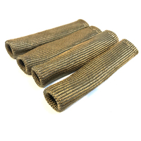 Insulating Spark Plug Boot Titanium Protector Hi Temp Heat Shield Sleeves Set 4