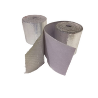 Silver Foil Heat Insulating Tape Hose Reflective Shield Adhesive 50mm X 4.5m