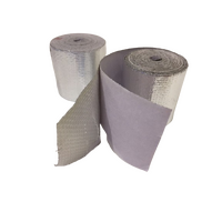 Silver Foil Heat Insulating Tape Hose Reflective Shield Adhesive 50mm X 9.0m