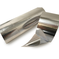 Silver Aluminium Foil Adhesive Duct Tape Reflective Heat Shield 10m X50mm X30um