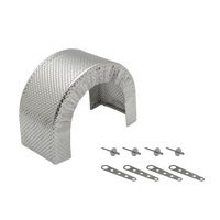 Embossed Aluminium Turbo Cover Shield Blanket Kool Wrap Multi Layer suit GT30 etc