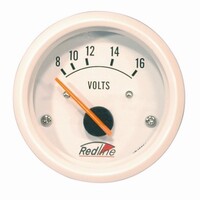 New Redline Marine Voltmeter Gauge