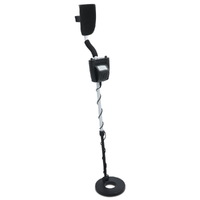 Metal Detector Searching Gold Digger Treasure Hunter LCD Screen with Headphones Black