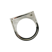 Splitfire 2" 52mm 1 Hole Gauge Instrument Mount Bracket Chrome